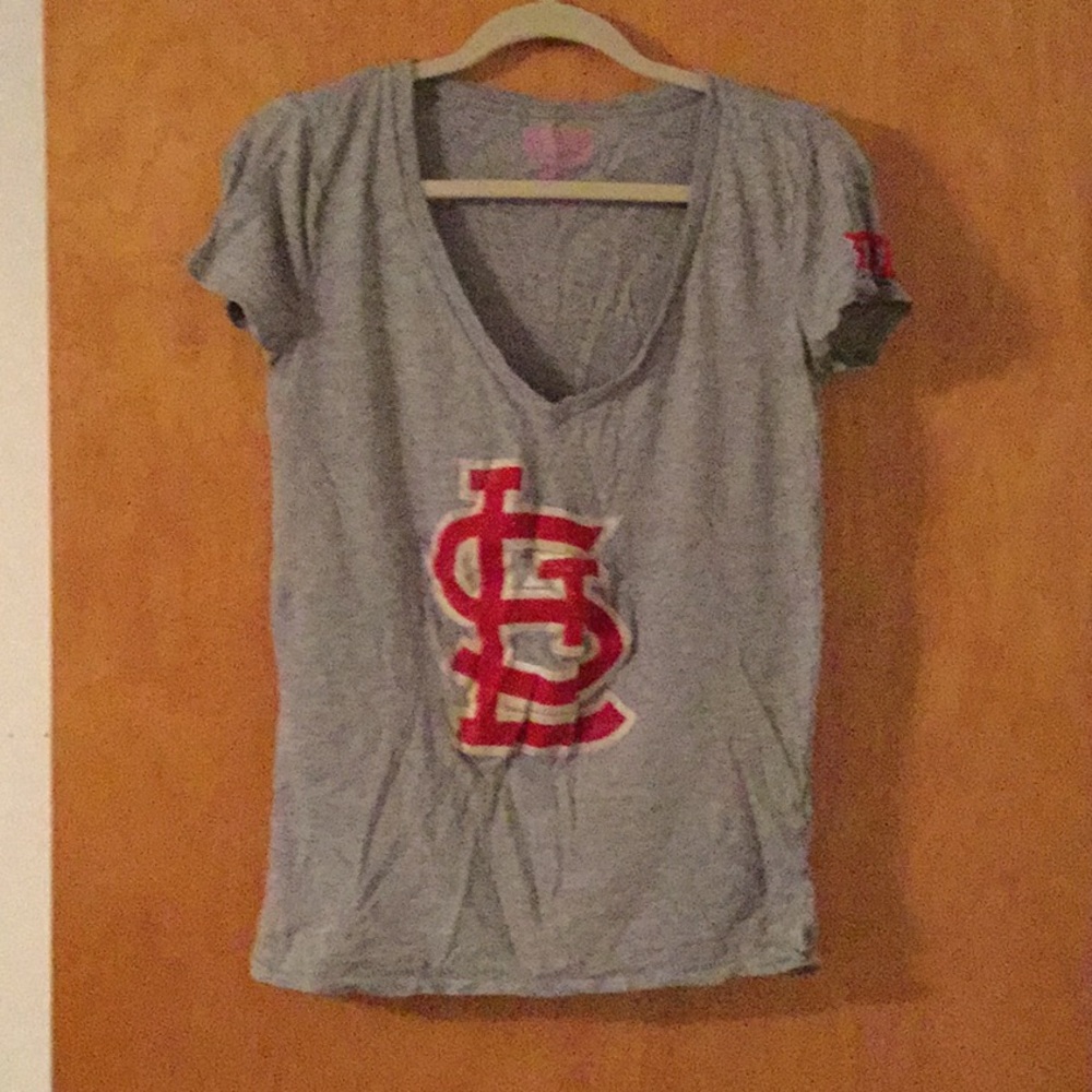 VS Pink Cardinals tee
